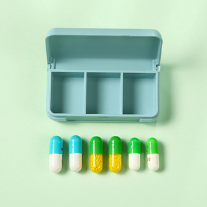 Organizador de Pastillas de Plástico Pequeño con Logotipo Personalizado, Estuche Portátil para Pastillas de 3 Tomas Diarias, Caja de Almacenamiento de Vitaminas al por Mayor para Farmacias - Product Image 5