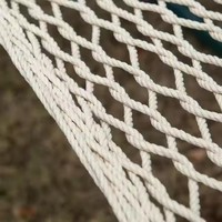 Hamacs en maille tissée pour 2 personnes Hamac en corde de coton traditionnel pour extérieur patio intérieur jardin arrière-cour