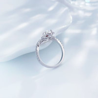Anello di Fidanzamento Classico a Pera in Platino Pt950 con Diamante da Laboratorio, Anelli di Moda per Donne