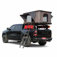 Nouvelle tente de toit pour SUV de camping en plein air, échelle Oxford, installation facile, imperméable, poteaux en aluminium, capacité 4 personnes, quatre saisons, pour 4x4