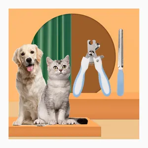 Pet Nail Clipper Cutter Set Professional Pet Nail Trimmer Stainless Steel Grooming Cat Dog Nail Clippers