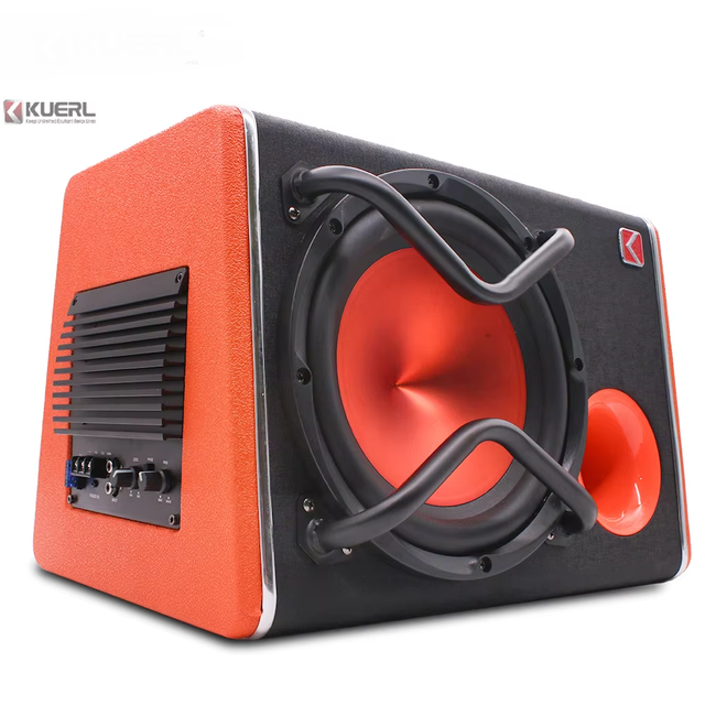 High Performance Car Active Full Audio Sound Subwoofer Box Portable 10 Inch Trapezoid Auto Subwoofer