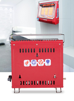 Pemanas ruangan gas keramik 4,2 kW, pemanas oksigen sensor penipis gas ods pemanas gas pembakar pilot