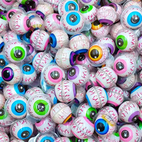 Bonbons d'Halloween en forme d'œil, bonbons gélifiés aux jus éclatants, bonbons fruités moelleux, collations pour enfants, vente en gros