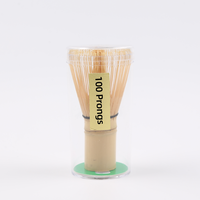 Brosse à thé Matcha traditionnelle 120 dents personnalisé en gros bambou naturel café lait mélangeur fouet