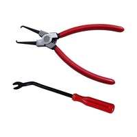 Kit de 8 pinces à collier pour flexibles automobiles, outils de démontage de conduites de carburant et de tuyaux d'eau, outils manuels de réparation automobile avec sac de rangement en toile