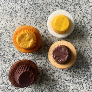 ของชำร่วยทำเค้กมัฟฟินแสนอร่อยแบบสะท้อนแสงสีทองแบบดั้งเดิมขนมปังอาหารที่ใช้ในการสอนแสดงอุปกรณ์ช่วยให้เด็กเล่นของขวัญ - Product Image 5