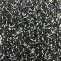 Encaje Bordado, Encaje Francés, Telas de Encaje Elásticas, Encaje con Lentejuelas de Inspiración Africana Negro, Tela de Encaje Marrón Brillante