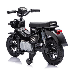 <span class=keywords><strong>Moto</strong></span> électrique pour enfants sous licence Honda <span class=keywords><strong>Cross</strong></span> Cub 110, Véhicule porteur 24V à batterie pour bébés et jeunes enfants - Product Image 4
