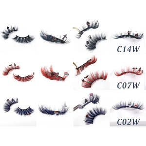 <span class=keywords><strong>Faux</strong></span> <span class=keywords><strong>cils</strong></span> en bande complète à ondulation profonde, marque privée, vente en gros à prix d'usine, avec bande en coton plastique - Product Image 5