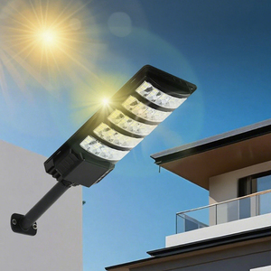 Lampe solaire extérieure à induction solaire, éclairage de rue, IP65, jardin, cour, entrée, porte extérieure - Product Image 3