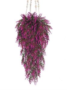 Decoración de pared de plantas artificiales colgantes para el hogar, cocina, jardín, oficina, estante de pared, decoración de macetas para interiores y exteriores - Product Image 6