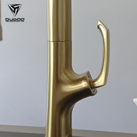 Robinet à affichage numérique intelligent pour eau froide et eau chaude de cuisine blanche avec robinet de tuyau extensible à tirette