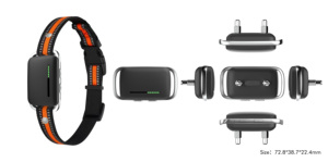 Collar de adiestramiento eléctrico para perros, dispositivo antiladridos resistente al agua Ip67, con Control remoto de 1000M