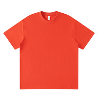 Nouveauté été, t-shirt décontracté pour parents et enfants, col rond, 220g, tissage serré, légèrement élastique, logo personnalisé, 100% coton