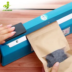 Small Vertical Printing Selladora Plastic Doypacks Bag sealer Band Heat Sealing Machine With Zipper For Plastic Food Packaging