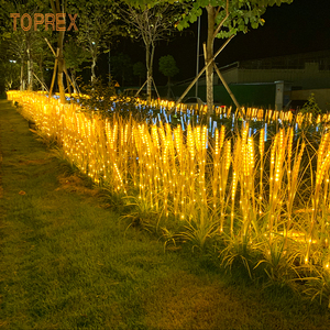 Outdoor Waterproof LED Landscape Flower Light Natural Artificial Simulation Wheat Ear Grass Shape <strong>Garden</strong> Decorations IP65 <strong>String</strong> - Product Image 3