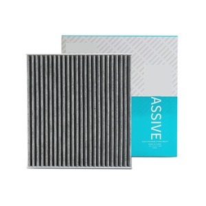 Filtre à air d'habitacle au charbon actif pour voiture 97133-L1000 97133-N9100 pour Hyundai Elantra Ioniq 5 Kona Santa Fe <span class=keywords><strong>Kia</strong></span> EV6 K5 <span class=keywords><strong>Niro</strong></span> - Product Image 2