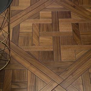 Offre Spéciale Parquet en Bois Multicouche 15mm <span class=keywords><strong>Versailles</strong></span> Design Traditionnel Lisse Teck Noyer Chêne Brossé pour Villa Intérieure - Product Image 6