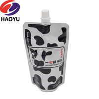 Pochettes Doypack personnalisées avec logo imprimé, résistantes aux hautes températures, pour l'emballage de lait et de liquides, sachets stérilisables pour l'eau