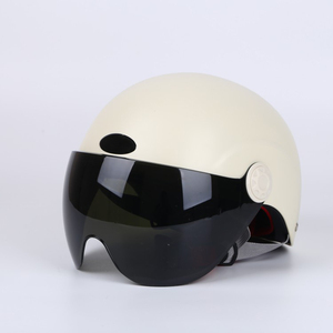 Sản xuất xe máy Mũ bảo hiểm Cổ Điển Retro nửa mặt động cơ cưỡi đầu bảo vệ ABS xe máy Mũ bảo hiểm - Product Image 6