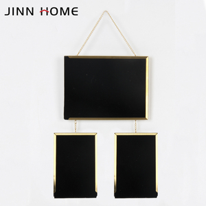Jinn Nhà Vàng Hiện Đại Cắt Dán Kim Loại Nhôm Khung Ảnh 3 Pcs Bạc Sắt <span class=keywords><strong>Mdf</strong></span> Cho Trang Trí Nội Thất & Trang Trí Sử Dụng - Product Image 6