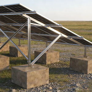 Système de montage de panneaux solaires en Al-Mg-Zn à installation rapide pour modules photovoltaïques au sol et sur toiture, avec cadre de fixation solaire photovoltaïque - Product Image 1