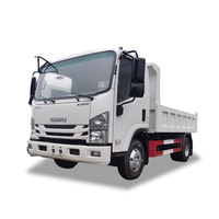 Camion à benne basculante miniature diesel ISUZU KV100 4x2 d'occasion, Euro 3, 150-250 ch, boîte de vitesses manuelle, 6 tonnes, camion léger, benne basculante, 4-6 L
