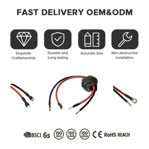 Faisceau de câblage industriel en cuivre pour signal électrique, adaptateur PVC/PET, câble PBT 3 conducteurs 2,5 mm pour systèmes de contrôle de connexion électrique - Product Image 3