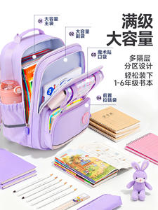 Sac à dos scolaire grande capacité tendance automne, sac à bandoulière portable de haute qualité facile à transporter pour étudiants - Product Image 4