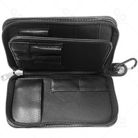 Étui à fléchettes Penpen en cuir PU et EVA, noir, coque rigide de voyage avec poches en EVA pour les tiges de fléchettes, conception de sécurité durable BH76