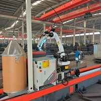 Nouvelle tête de robot de soudage PLC automatique intelligente 6 axes Raintech pour soudure à l'arc immergé avec suivi de la couture, pour applications industrielles et de bâtiment léger à lourd