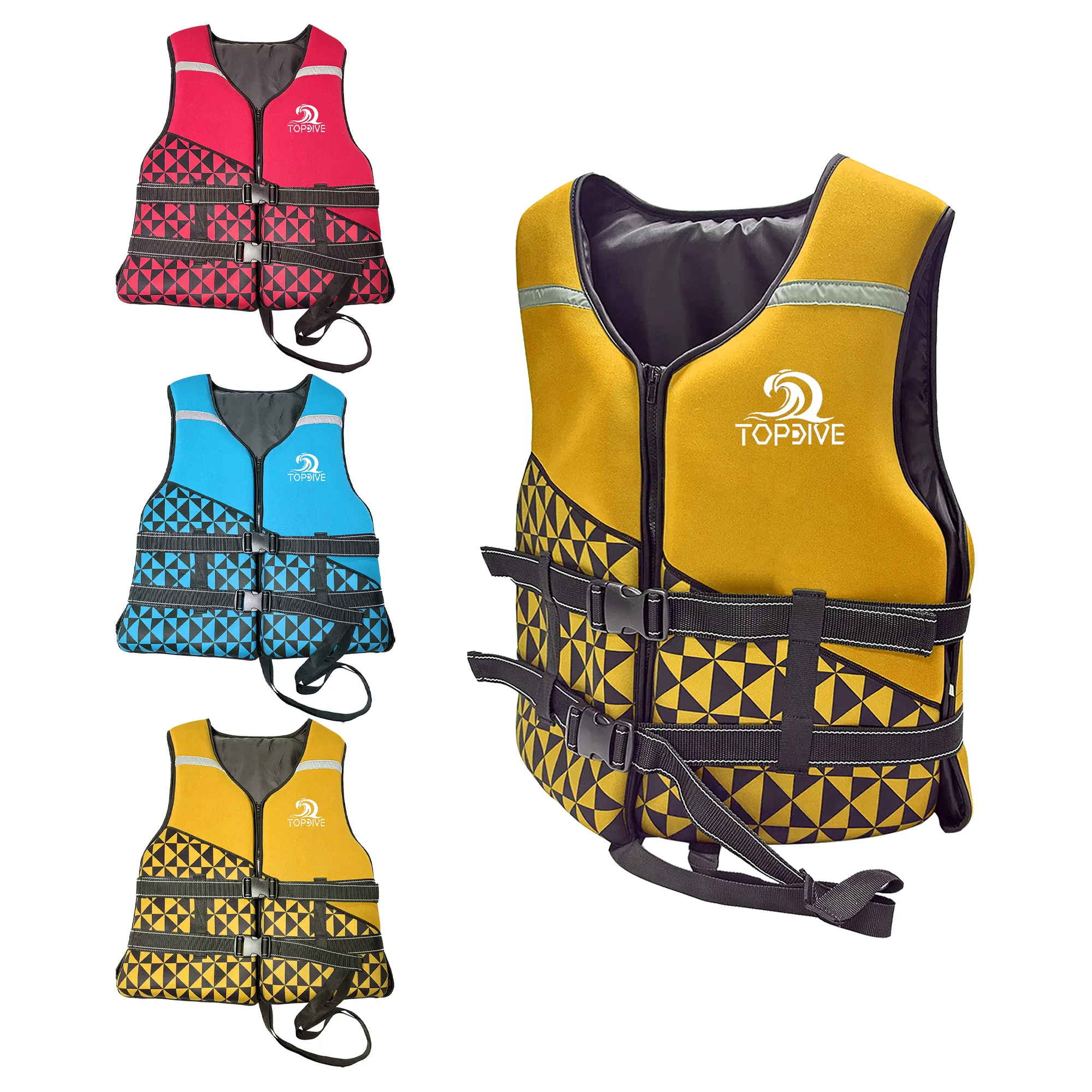 Approved Wholesale Customized Oem Life Vest Neoprene Outdoor Beach Swim Sailing Life Vest Jacket