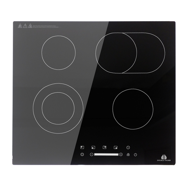 7400W Knob and Button Induction Cooker SKD PCB Set Technology Switch Glass Power Plate Parts Coil Plastic Board Material Origin