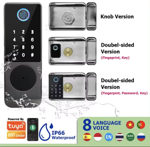 Ttlock <span class=keywords><strong>serratura</strong></span> <span class=keywords><strong>elettrica</strong></span> intelligente per casa Hotel appartamento Tuya Smart Lock WiFi connettività per legno acciaio porta dati Cloud - Product Image 6