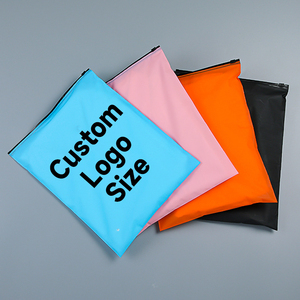 Hot Selling Custom Logo Printed Zipper Plastic Bags Clothing <strong>Zip</strong> Lock Poly Bags Packaging Hoodie <strong>Pouch</strong> Customised Colour for - Product Image 2
