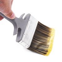 Pinceaux professionnels de 4 pouces avec manche en plastique traité pour projets industriels et de bricolage Support OEM personnalisé