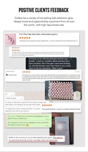 <span class=keywords><strong>Pegamento</strong></span> para Pestañas de Marca Privada Gollew, Secado Rápido, Resistente al Agua, Vegano, Bajo Olor, Fijación Fuerte, Venta al Por Mayor - Product Image 3