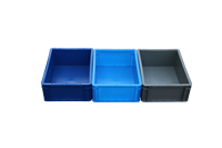 Caisse en plastique étanche EU43148, panier multifonctionnel empilable pour l'extérieur, pour le camping et l'utilisation dans le coffre de voiture