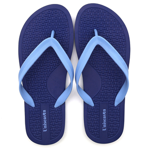 Ventes chaudes de tongs d'été pour hommes, semelle extérieure gaufrée, antidérapante, en caoutchouc, tongs de plage d'extérieur avec sangle en PVC souple - Product Image 4