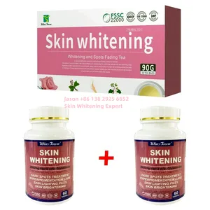 Custom Gelules Gluta Whiten Skin pill Collagen vitamin Pills Glow Lightening gluthatione capsule skin whitening tablet