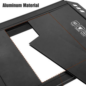 2025 New Design Extra Length Outdoor <b>Foldable</b> <b>Picnic</b> <b>Table</b> Black Aluminum Bbq IGT Camping Grill Height Adjustable <b>Table</b> - Product Image 5