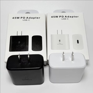อะแดปเตอร์แปลงไฟ USB-C 45W PD ชาร์จเร็ว พร้อมปลั๊ก EU UK US และสาย Type-C สำหรับโทรศัพท์ Samsung S26/S25/S24/S23/S22 และแท็บเล็ต - Product Image 2