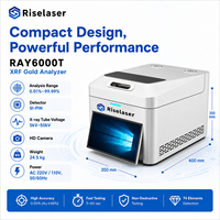 Analizador de Oro SDD Riselaser, Espectrómetro XRF para Joyería, Comercio de Segunda Mano, Refinería y Pruebas de Metales Preciosos