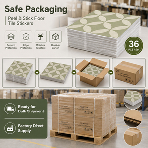 Nuevo Patrón Antideslizante de Vinilo Autoadhesivo para Pisos de PVC, Adhesivos para Dormitorio, <span class=keywords><strong>Cocina</strong></span> y Sala de Estar, Impermeables y Fáciles de Limpiar - Product Image 5