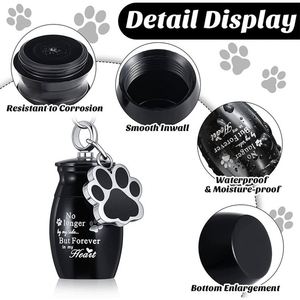 Urna De Cão Personalizado Chaveiro Aço Inoxidável Impermeável Cremação Gato Cão De Estimação Urna Chave Cadeias Pet Cinzas Pet Lembrança Chaveiro Memorial - Product Image 5