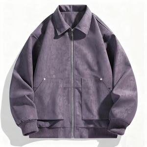 Chaqueta de Cuero Suave para Hombre, Nueva Llegada, Manga Larga, Ropa de Moda de Invierno, Tinte Liso, Último Estilo, Venta al por Mayor, Fabricante - Product Image 1