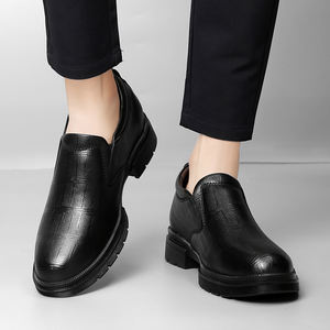 Mocassins d'affaires décontractés pour hommes de haute qualité en cuir véritable hauteur <span class=keywords><strong>invisible</strong></span> grande <span class=keywords><strong>taille</strong></span> 35-47 chaussures de bureau chaussures de mariage - Product Image 6