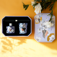 Boite cadeau à personnaliser, boîte cadeau à customiser, huile essentielle, parfum de luxe, diffuseur de bougies en verre