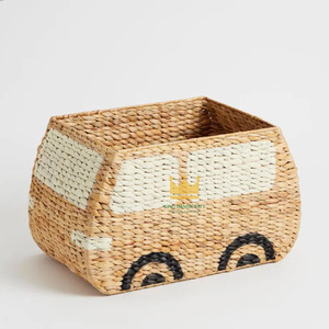 Panier en forme de voiture, panier de rangement mignon pour enfants et bébés, panier à linge écologique pour enfants - Product Image 2